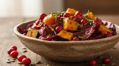 Njut av säsongens smaker: surkål, pumpa och tranbär i harmoni