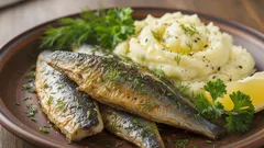 Ugnsbakad sill med örter och potatismos – prisvärt, mättande och skandinaviskt