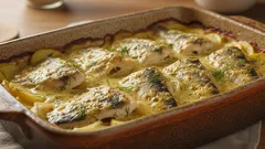 Sill, potatis och dill i ugnen – ett hälsosamt och lättlagat favoritrecept