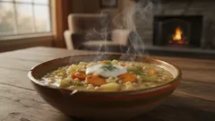 Så gör du höstens godaste grönsakssoppa med korn och ugnsbakade morötter