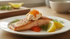 10-minutersmiddag: saftig lax med kräftrom som smakar topprestaurang